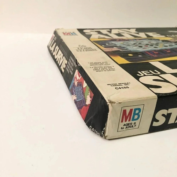 Vintage 70s MB Milton Bradley Stay Alive Board  Game Missing Instuctions - Picture 3 of 16